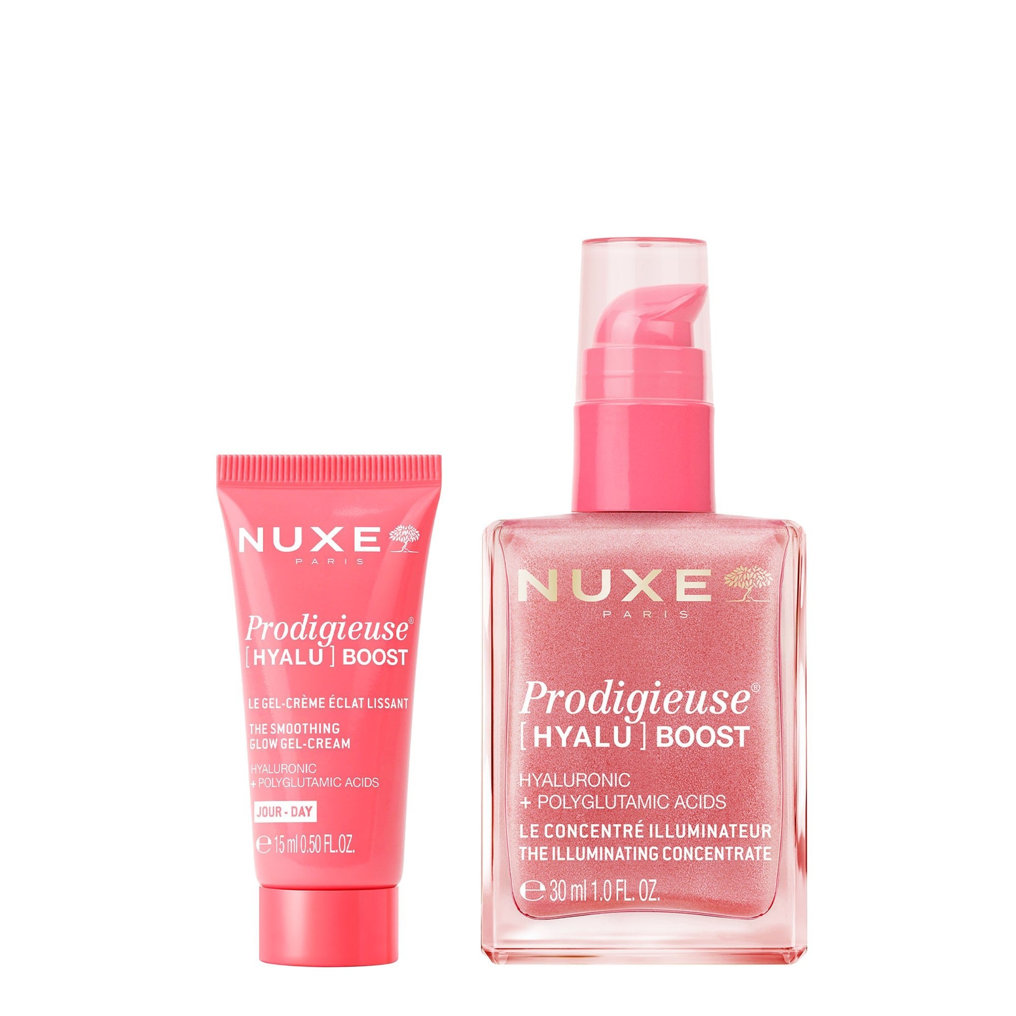 Duo découverte - Concentré Illuminateur & Gel - Crème Éclat Lissant 15 ml Offert - NUXE