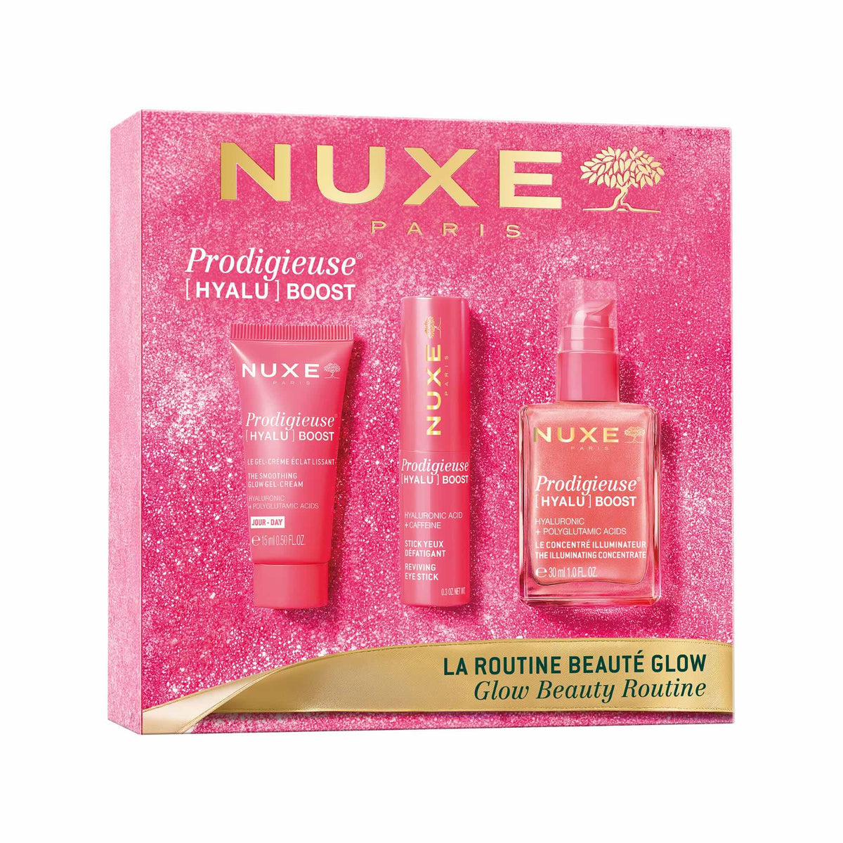 Weihnachts-Geschenkset PRODIGIEUSE® [HYALU] BOOST Die Glow-Schönheitsroutine