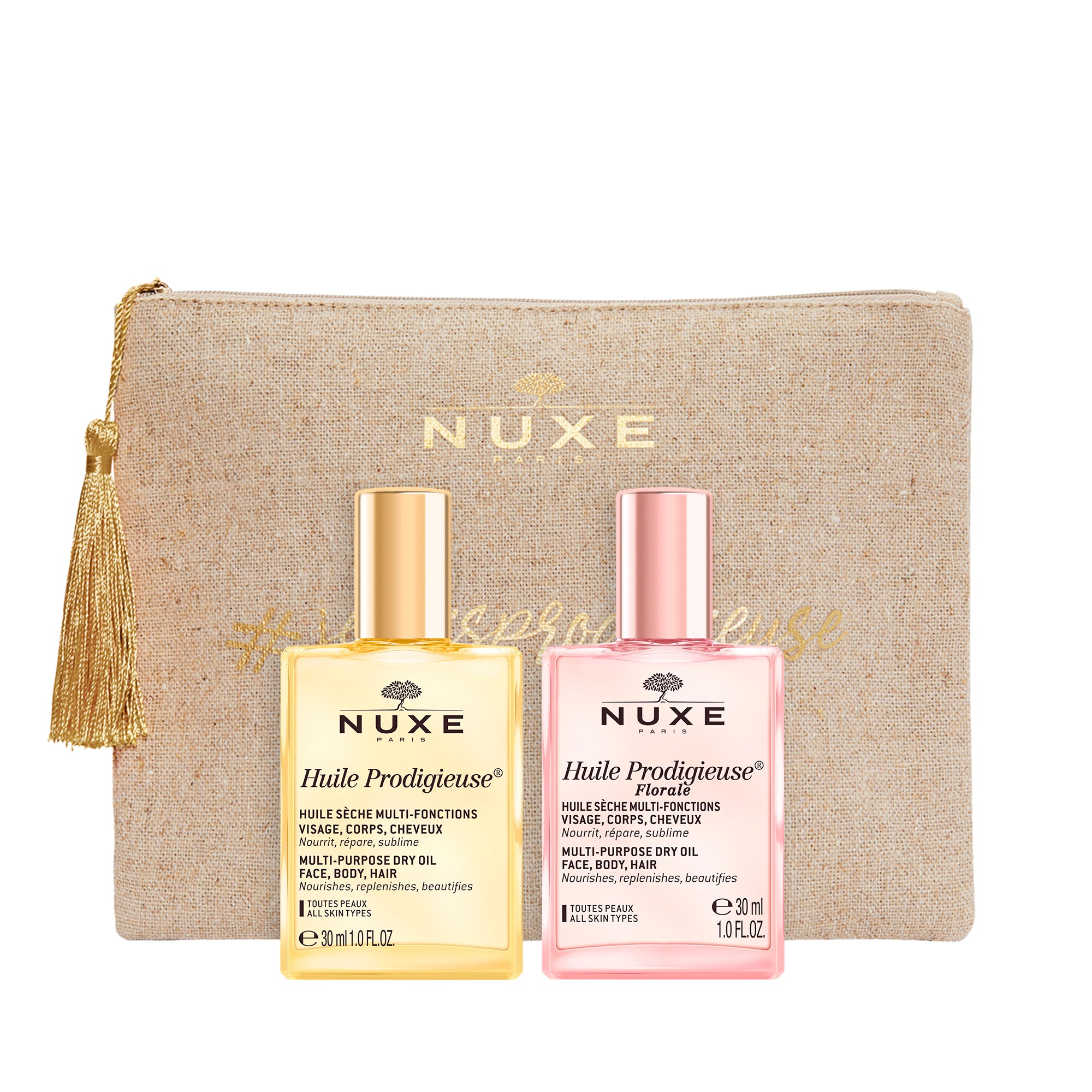 Duo Huile Prodigieuse® Classique et Florale 30ml - Trockenöl Gesicht, Körper, Haare